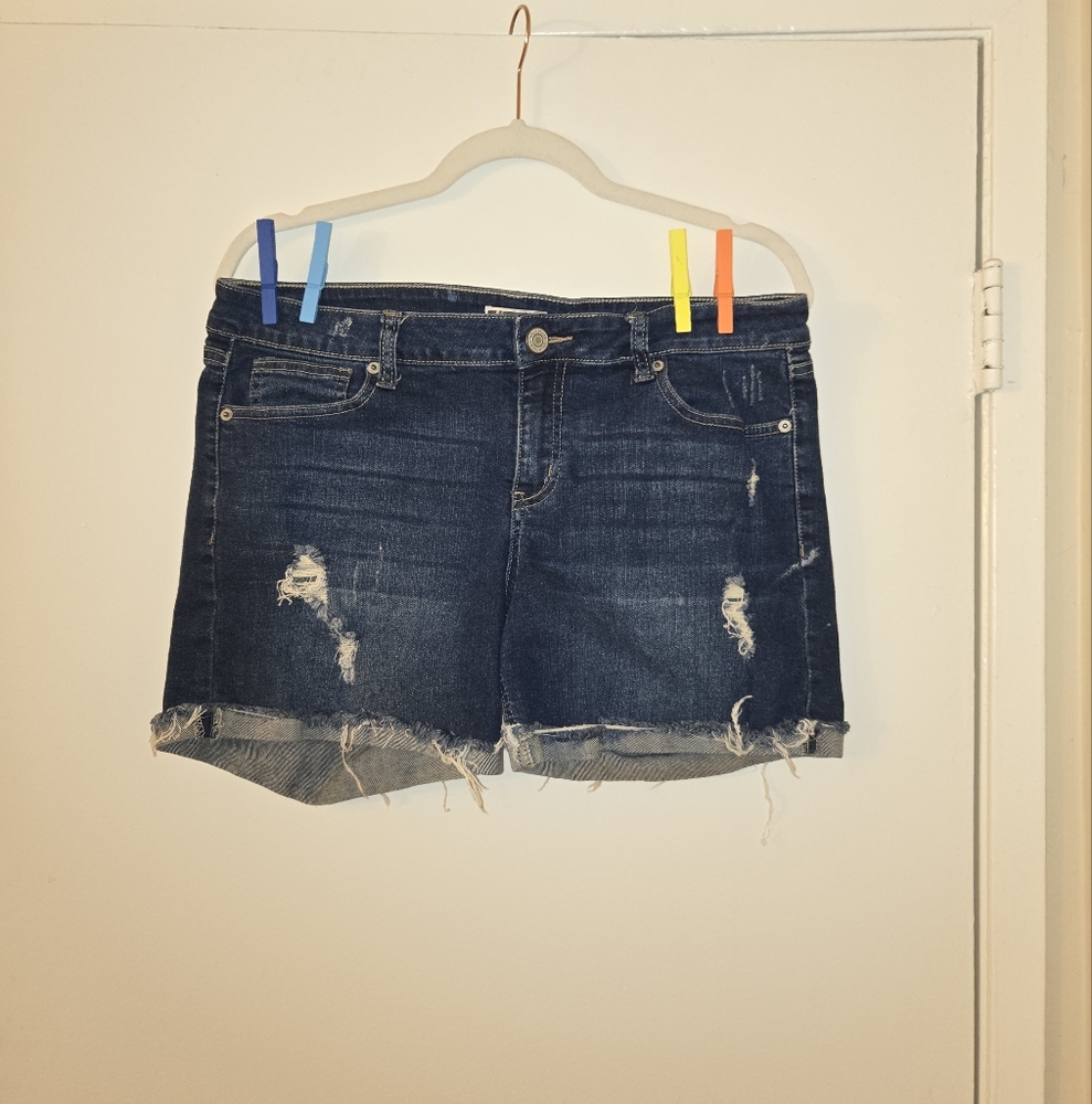 Soundgirl Dark Blue Jean Shorts